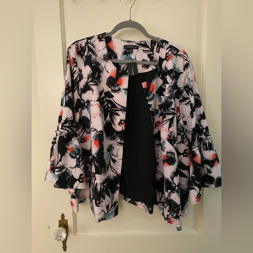 Abstract Floral Blazer - BNWT